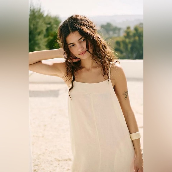 Free People Linen Maxi Dress - Picture 3 of 5